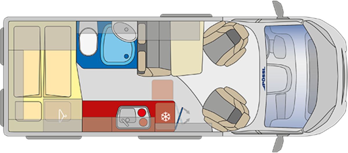 Pössl Plus Summit 600 B PLUS (Grundriss)