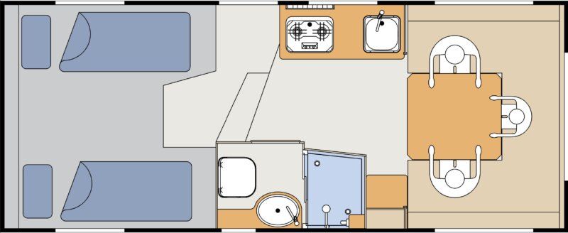 bimobil Reisemobil LB 415 (Grundriss)